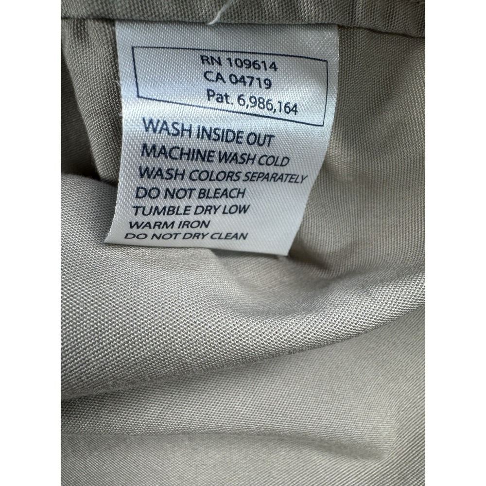 5.11 Tactical Series Shirt Mens Small Khaki Vented Canvas Long Sleeve Button‎ Up - Picture 7 of 7